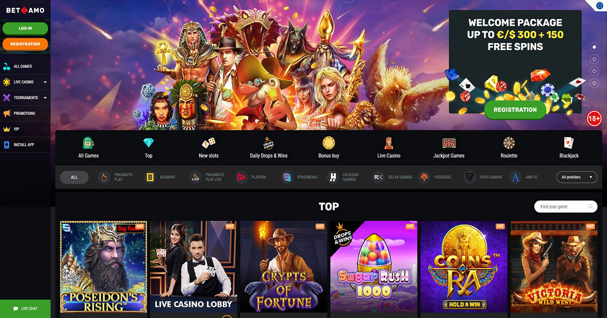 Betamo Casino, log in, online casino