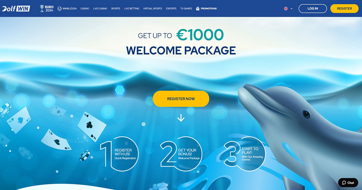 Dolfwin Casino, online casino, welcome package