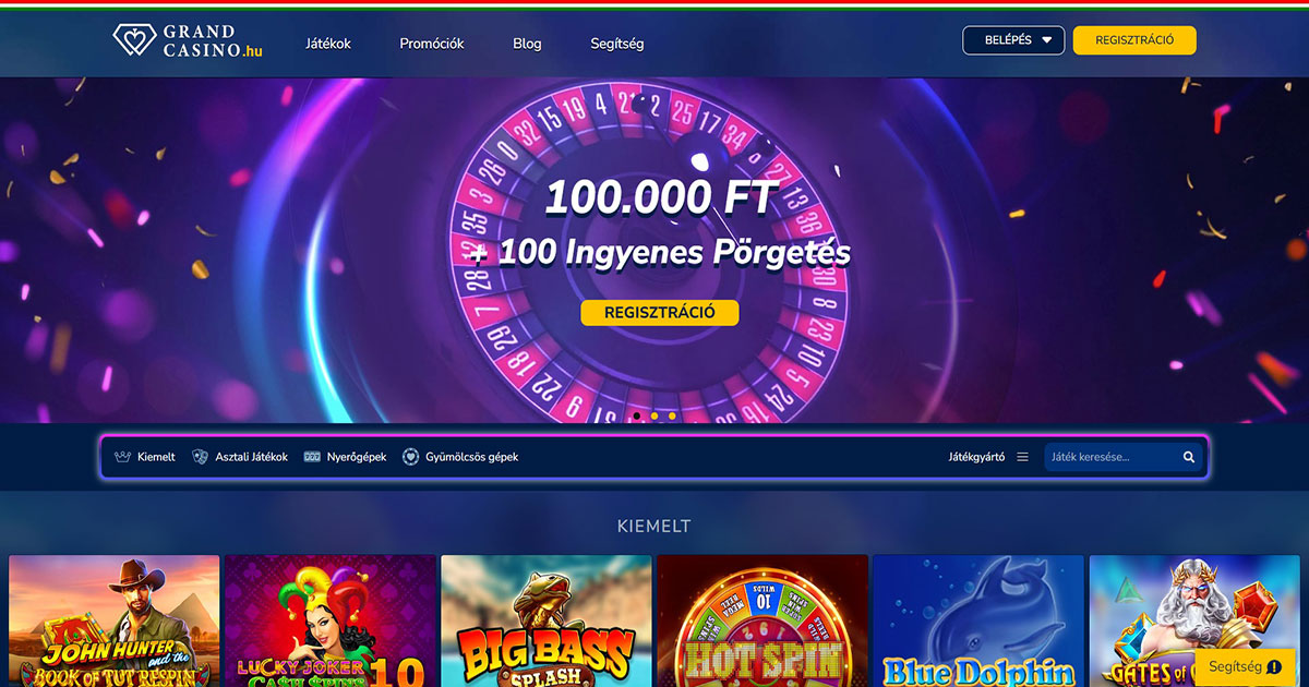 grand casino, online casino, 100.000 ft