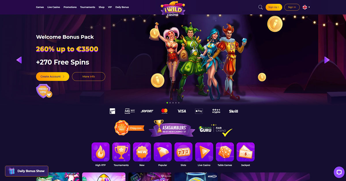 iWild Casino, online casino