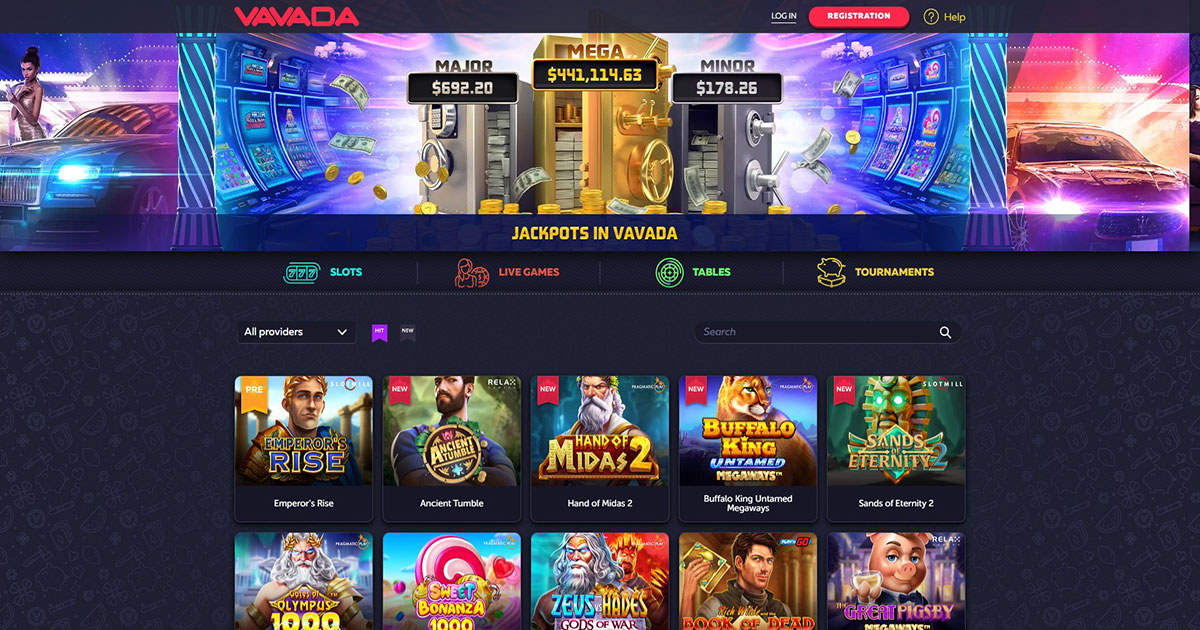 vavada casino, jackpots in vavada